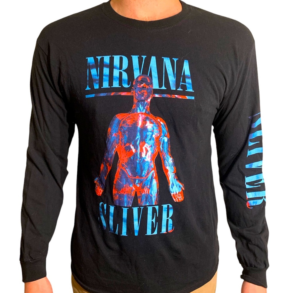 Nirvana Sliver Long Sleeve T Size M